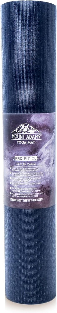 Extra-Large Pro Fit XL Yoga Mat – 74x26 Inches, 6mm Thick Non-Slip Durable Cushioning