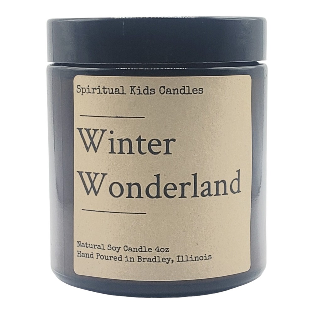 Winter Wonderland 4oz Soy Candle Handmade Poured with All Natural Soy Wax