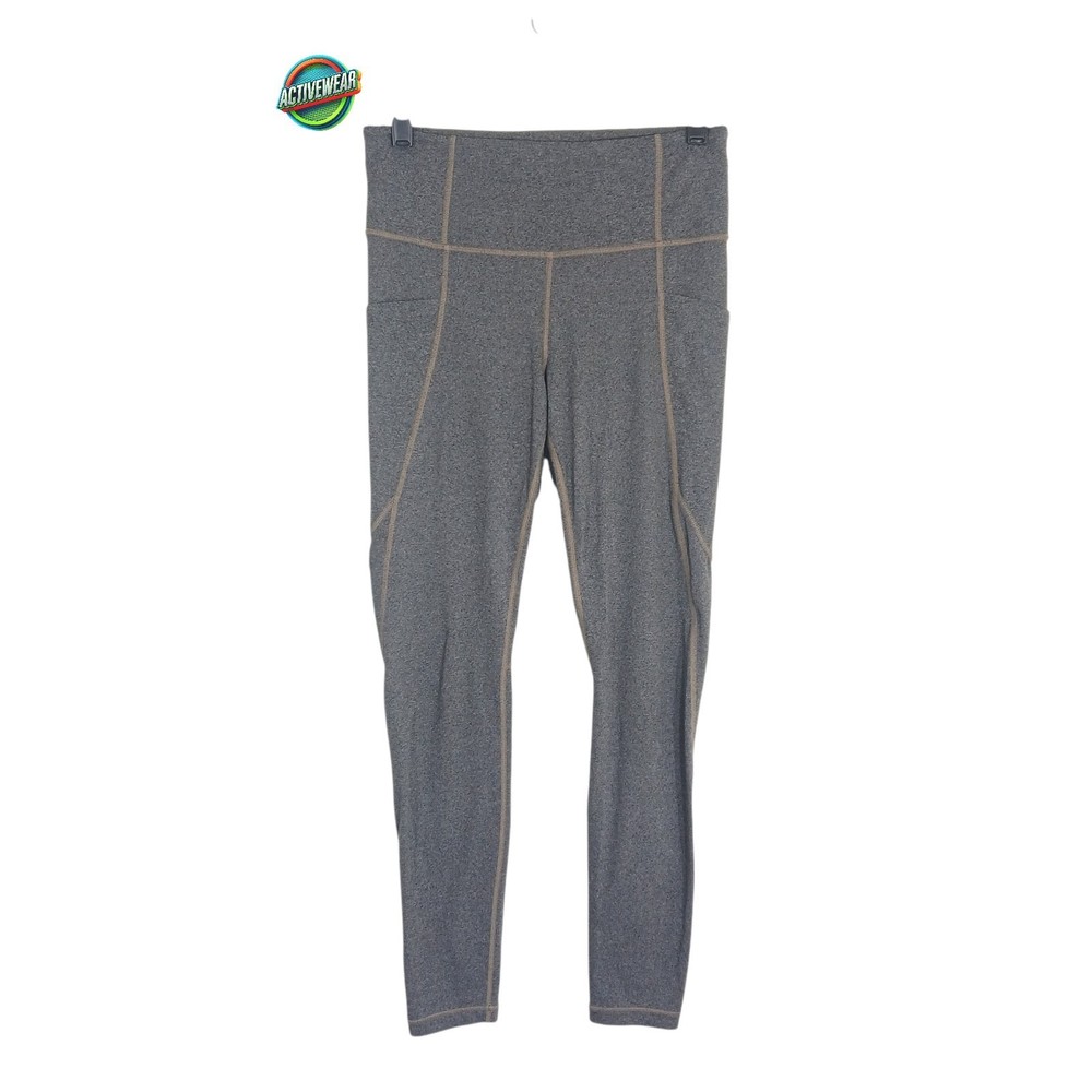 Athleta High Rise Pocket Leggings Gray Small Yoga Workout Pants