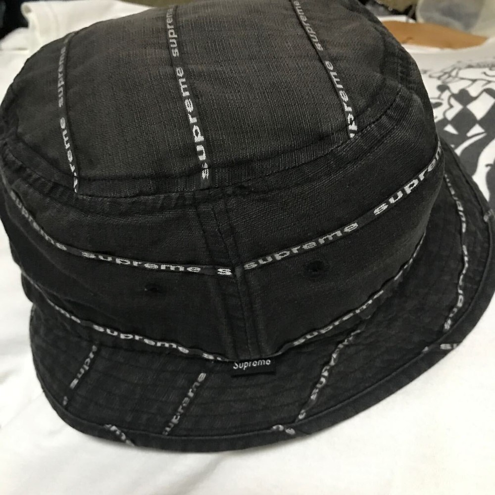 Supreme Supreme Hat Supreme Hat Jacquard Linen Crusher Bucket Hat M L Jacquard