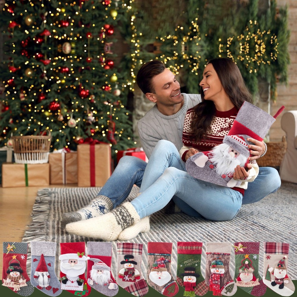 Christmas Stocking Children's Candy Bag Ornament