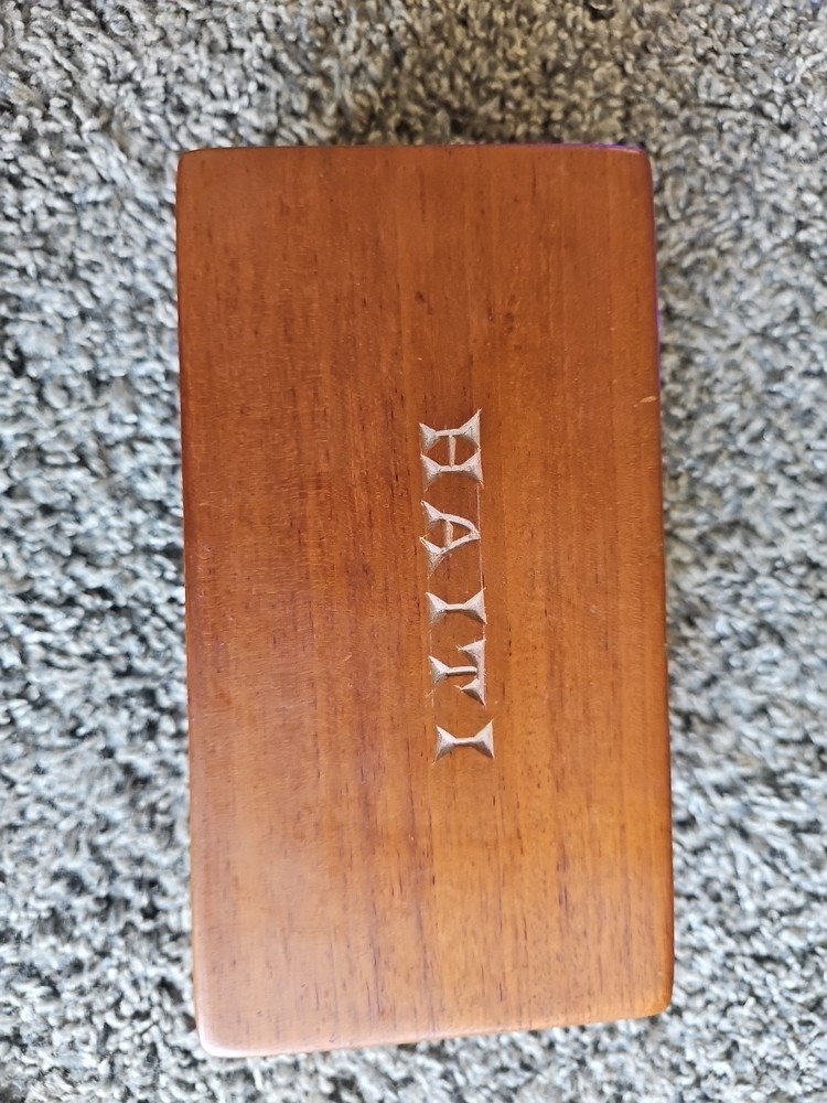 Handcrafted Haiti Cedar Wood Jewelry Box