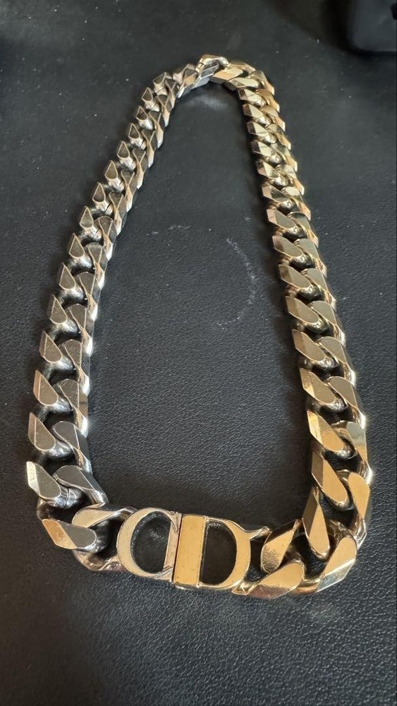 Christian Dior Layered Gold and Pearl Statement Necklace