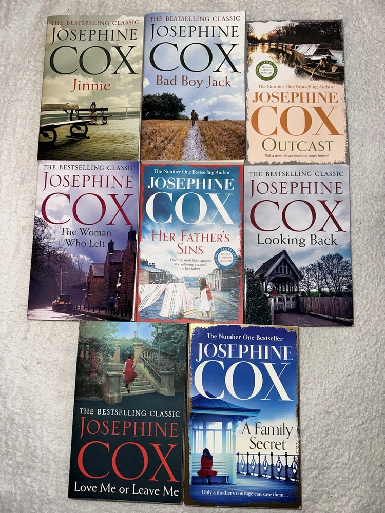 Josephine Cox Book Bundle X 8, Drama, Romance, Womens Fiction, Mystery, (45)
