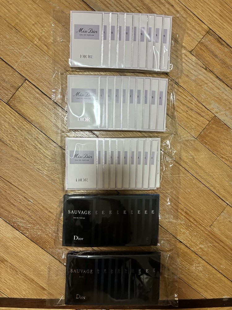 Dior Fragrance Sample Lot Dior Sauvage Edp Sauvage Elixir Miss Dior Edp