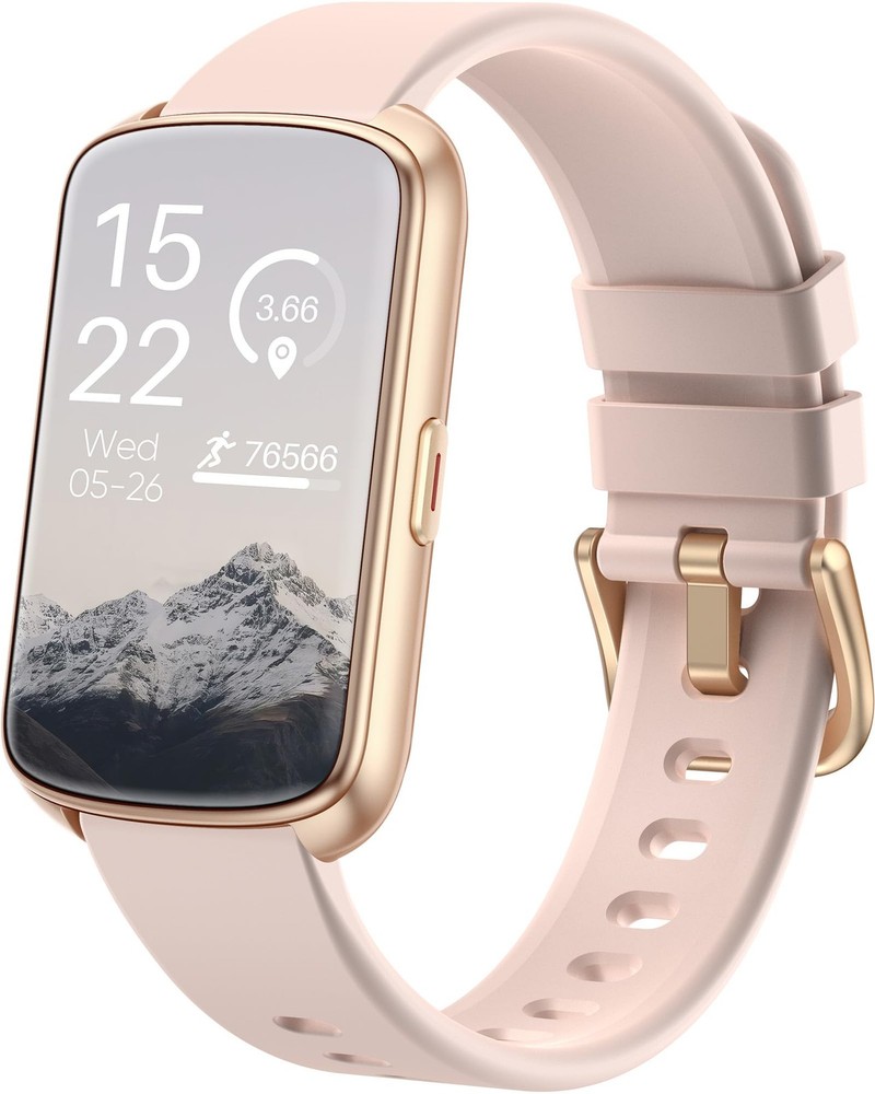 Fitness Tracker Smart Watch for Women Men with 24/7 Heart Rate Blood Pressure Monitoring