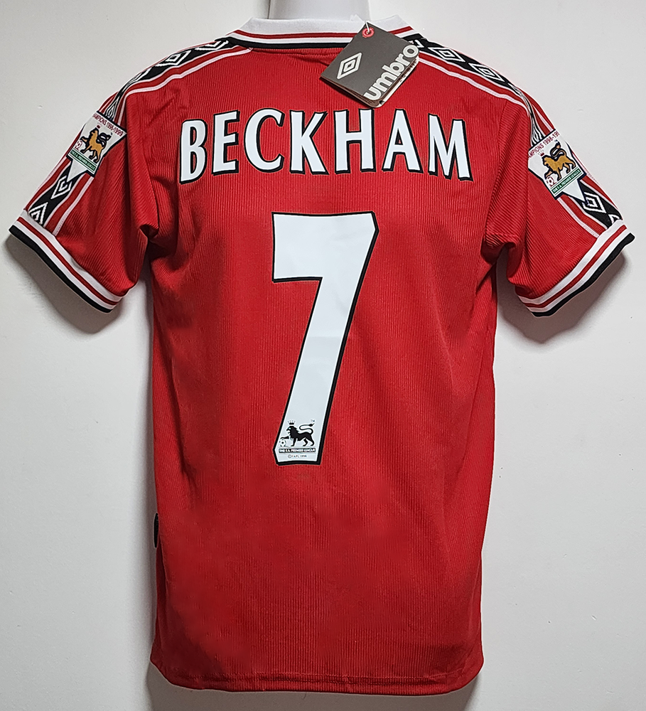 #7 1998/1999 Premier League Jersey Home Retro Shirt for Man Red New With Tags