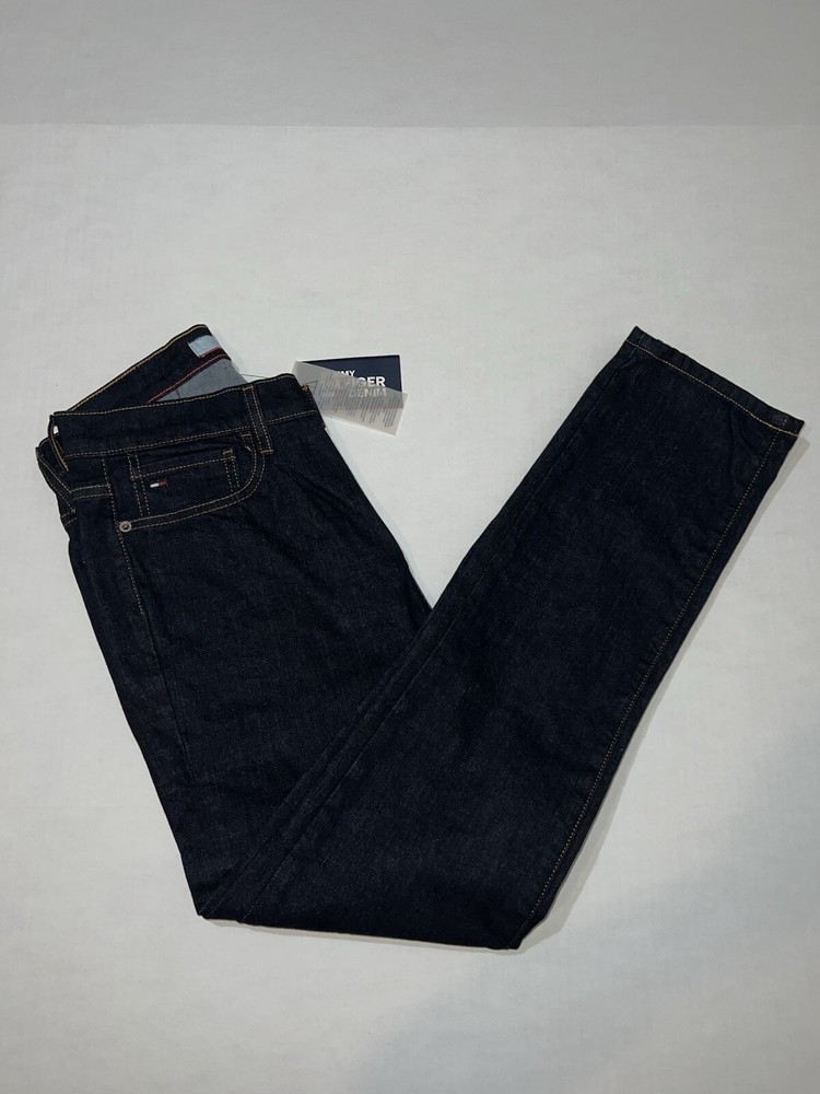 Tommy Hilfiger Men's 30x30 Slim Stretch Dark Blue Jeans NWT