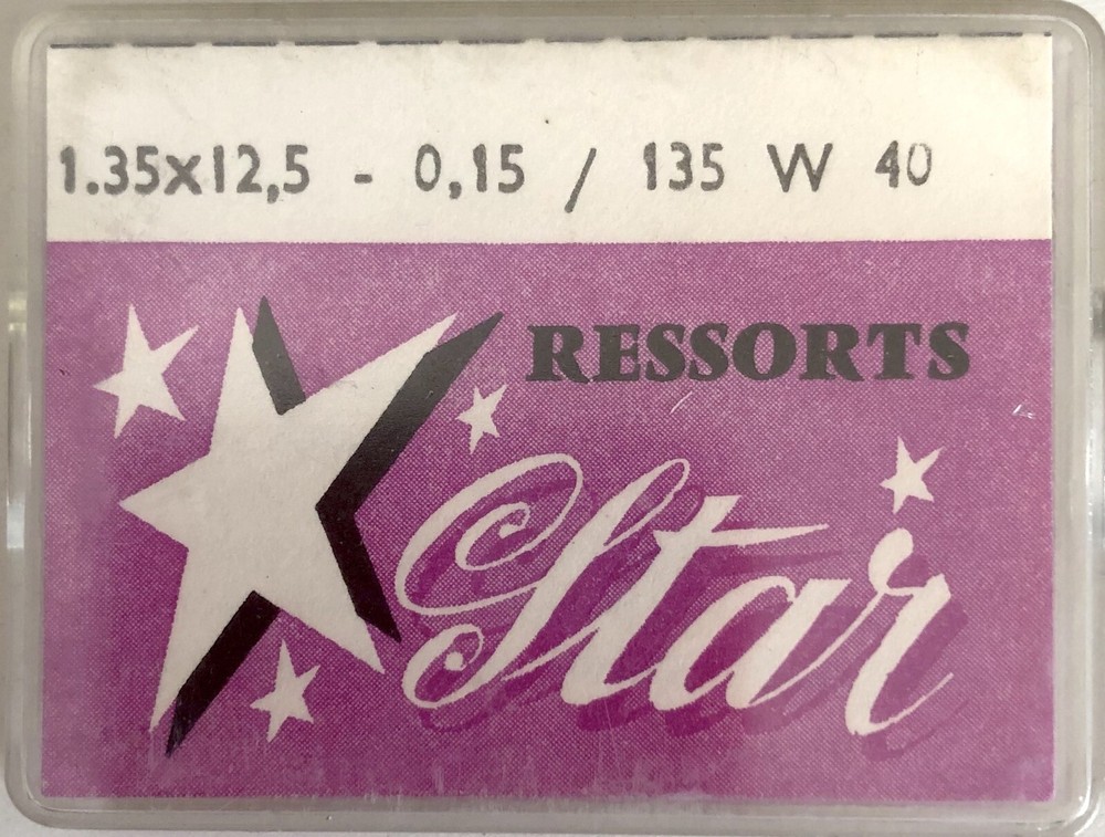 1X Mainspring 7610 1.35x0.15x12.5mm 135W40 Replacement Spring