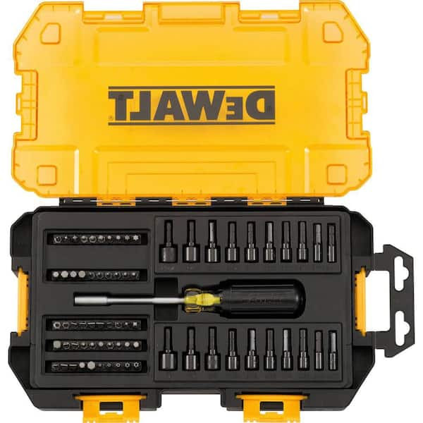 DEWALT 70-Piece 1/4 Inch Multi-Bit and Nut Driver Set