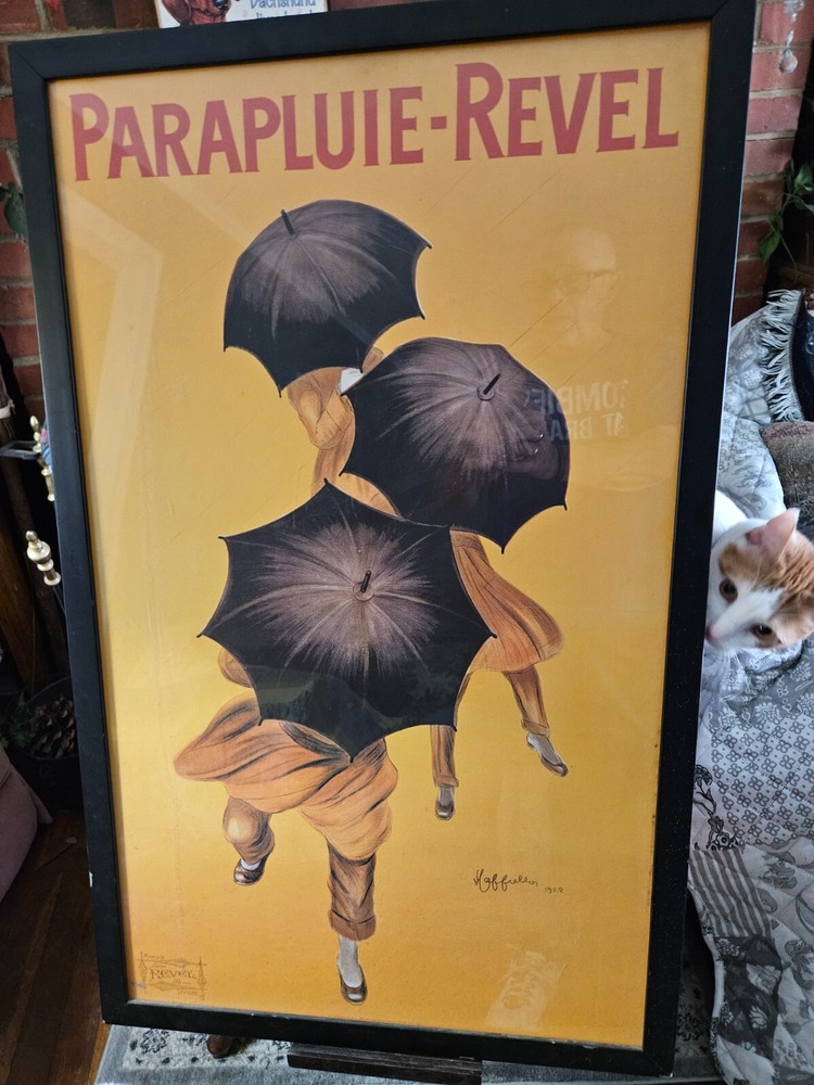 Leonetto Cappiello vintage Parapluie Revel umbrella poster