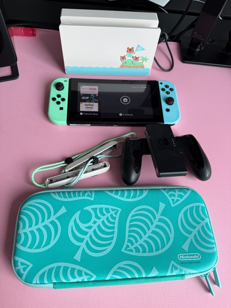Nintendo Switch Animal Crossing: New Horizons Edition w/ Animal Crossing case