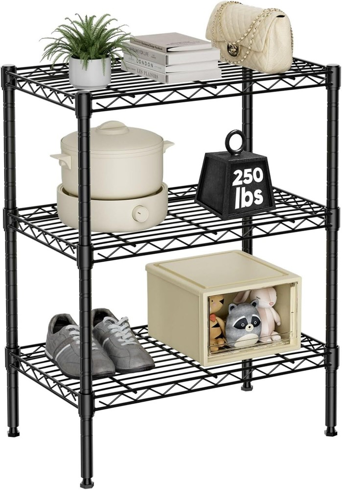 3 4 5 Tier Heavy Duty Metal Storage Shelves for Garage Utility Shoe Rack Organizer