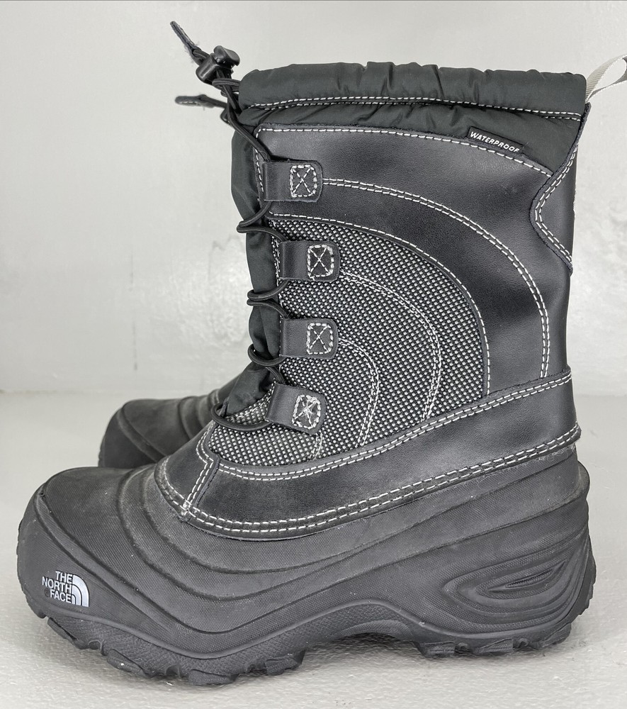 The North Face Alpenglow IV Youth Winter Boots Gray NF0A2T5P Knee High