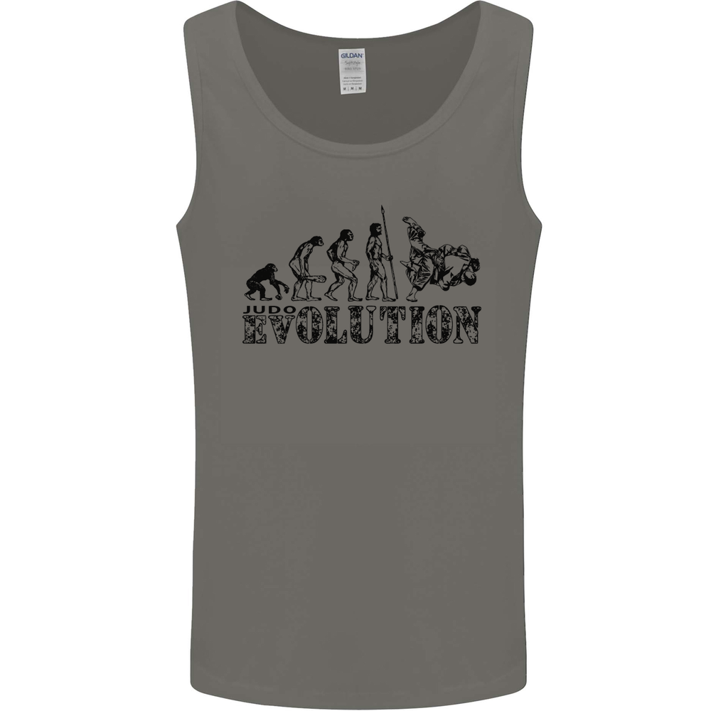 Evolution of Judo MMA Martial Arts Funny Mens Vest Tank Top