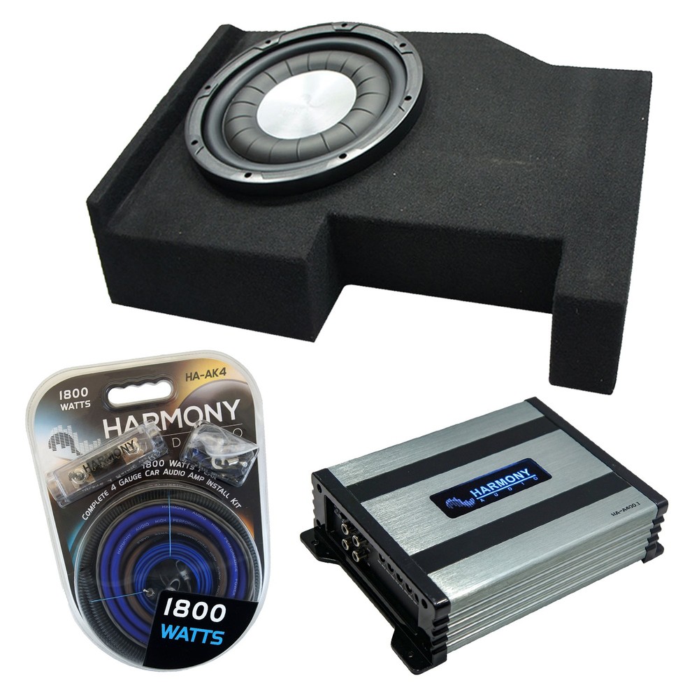 14-Up Chevy Silverado Crew Cab 12-Inch Sub Box with HA-A400.1 Amp
