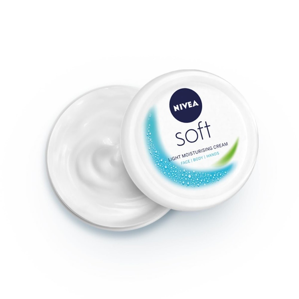 NIVEA Soft Light Moisturizer for Face Hands & Body with Instant Hydration 200ml