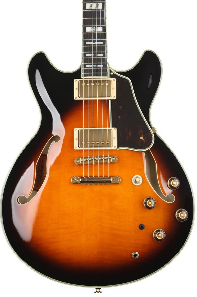 Ibanez Artstar AS2000 Semi-Hollow Electric Guitar in Brown Sunburst