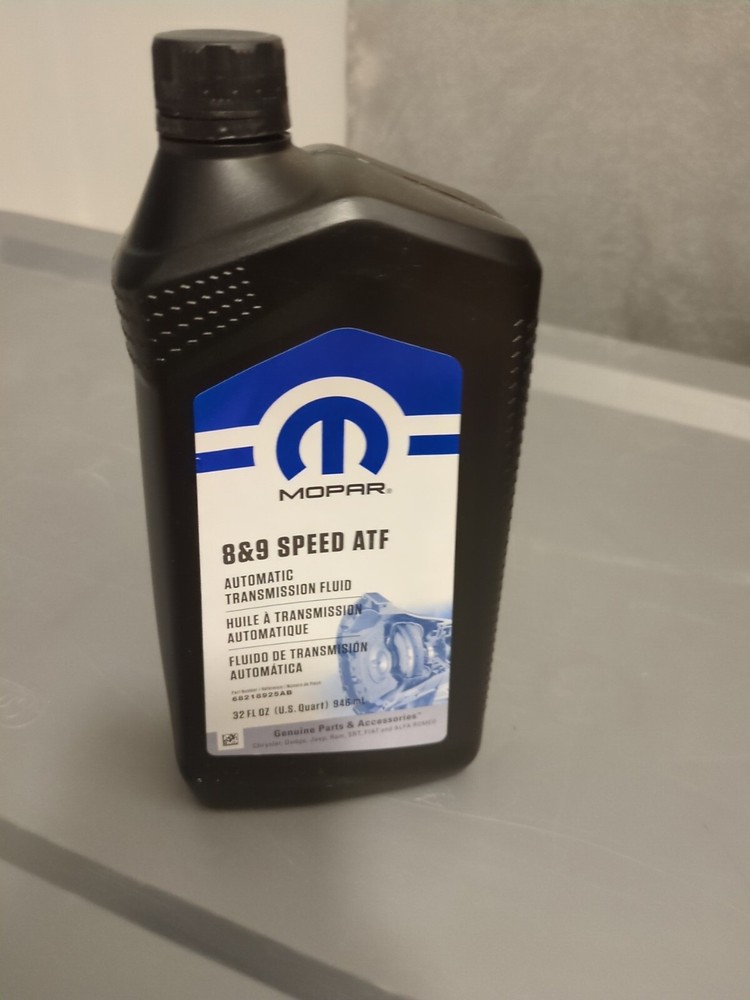 Mopar 8 & 9 Speed Automatic Transmission Fluid 68218925AB, 32 oz (1 QT) 945mL