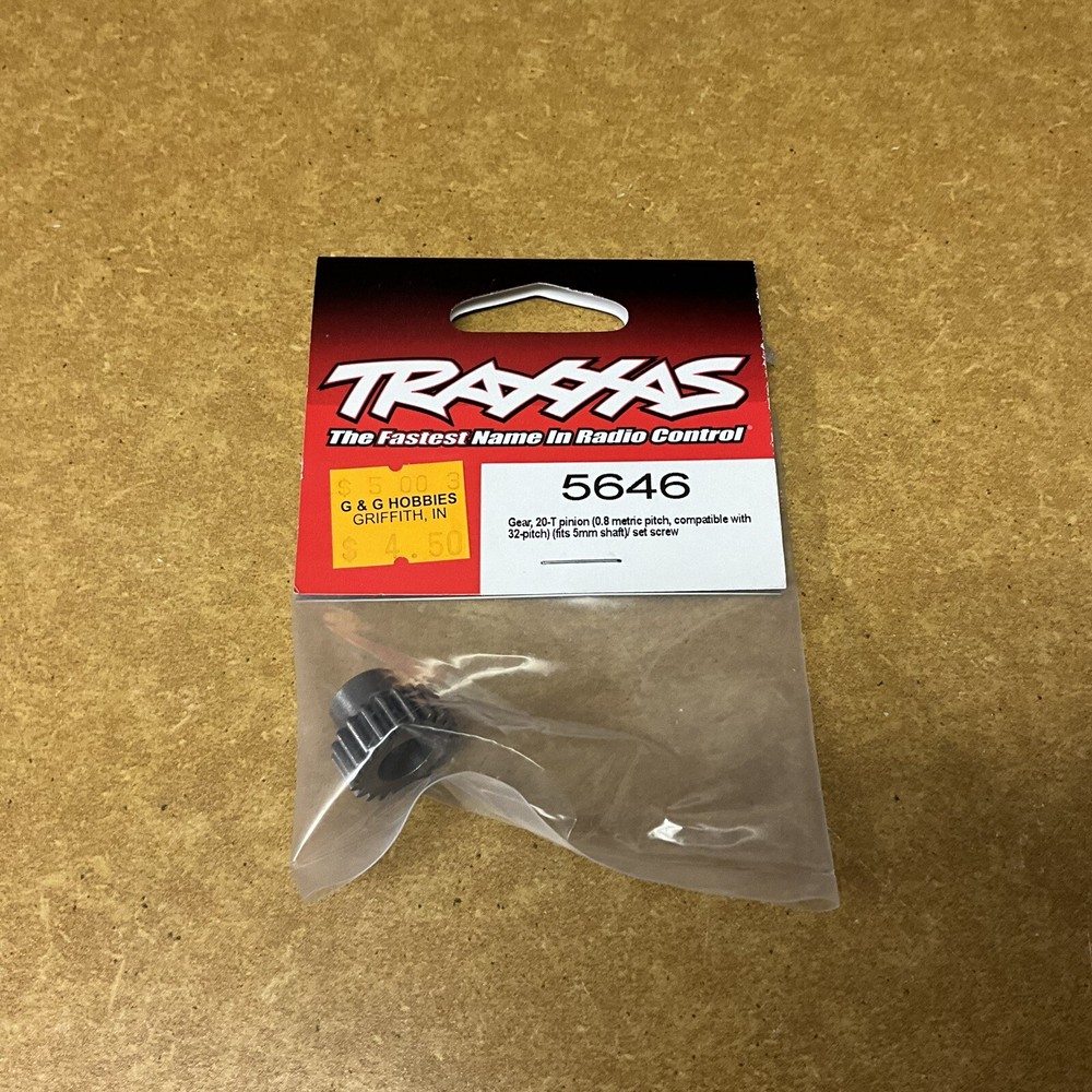 Traxxas 1/10 Summit * PINION GEAR - 20T 5MM SHAFT * 5646