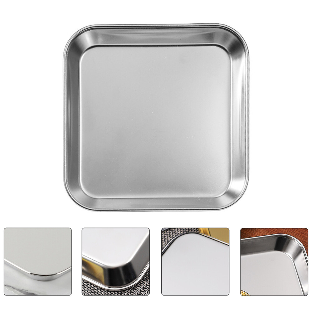 Stainless Steel Kids & Adult Lunch Plates with Sections – Durable Dinnerware
