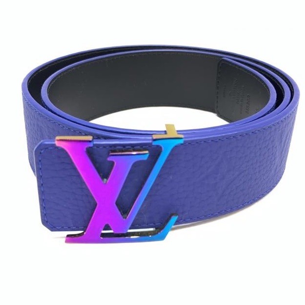 New Authentic Louis Vuitton Mens Reversible Taurillon Belt Size 95/38 M8260T
