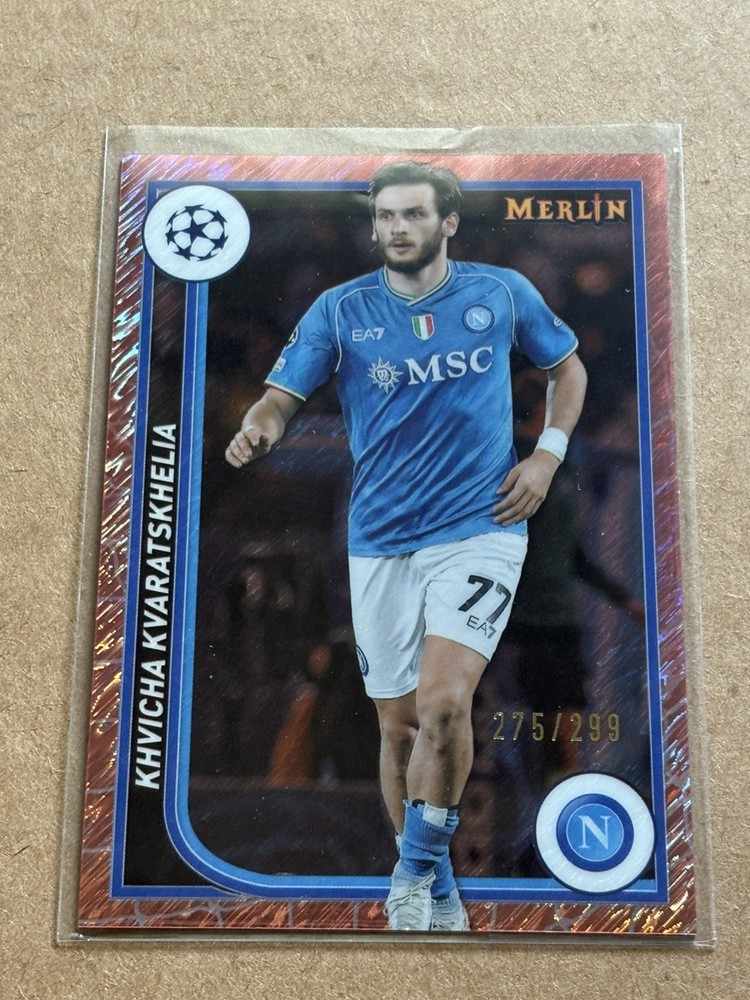 Khvicha Kvaratskhelia /299 - 2023/24 Topps Merlin - Bronze
