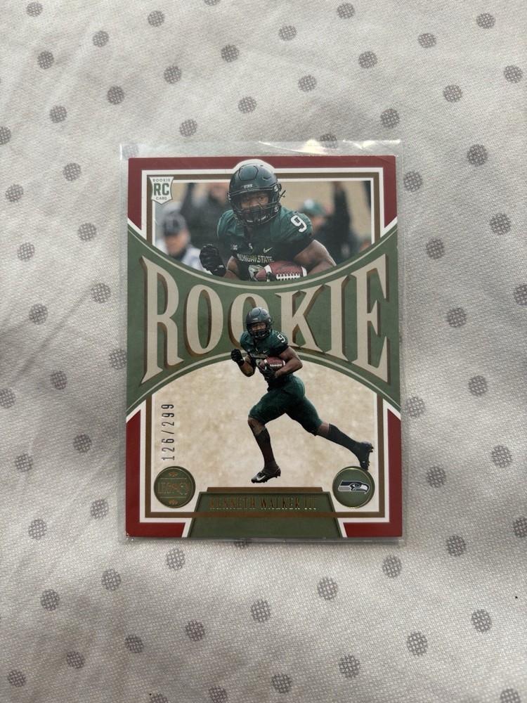 KENNETH WALKER III 2022 Panini Legacy #153/299 RED RC Seattle Seahawks