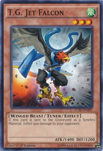 T.G. Jet Falcon LC5D-EN207 1st Edition Common MP Legendary Card