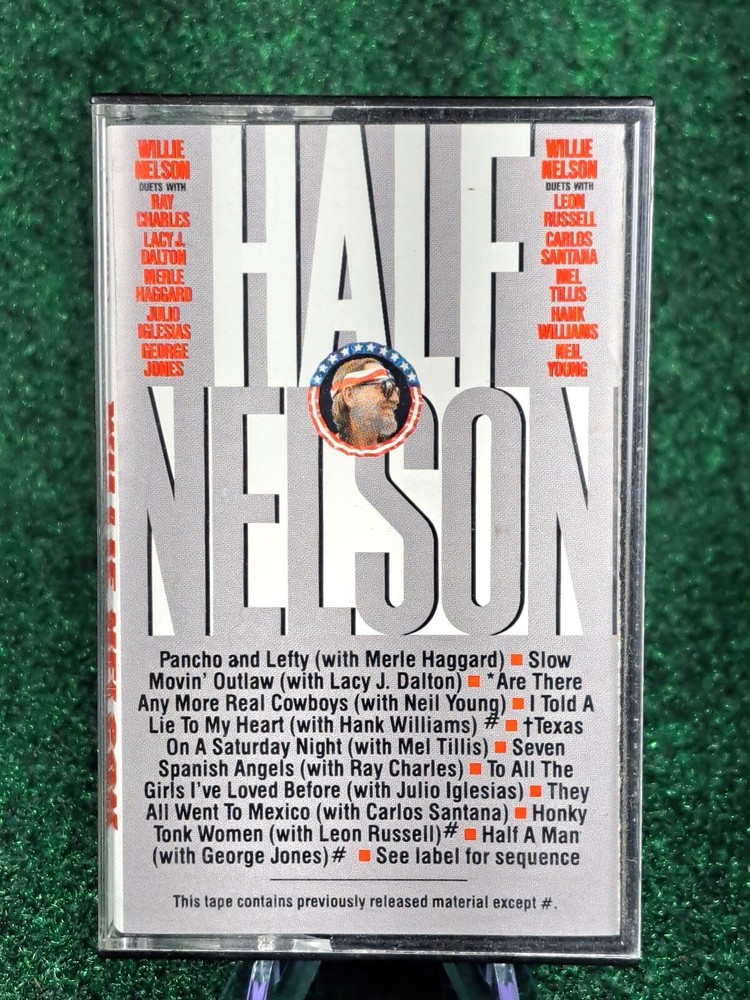 Half Nelson by Willie Nelson (Cassette,1985 Cbs Inc (USA)
