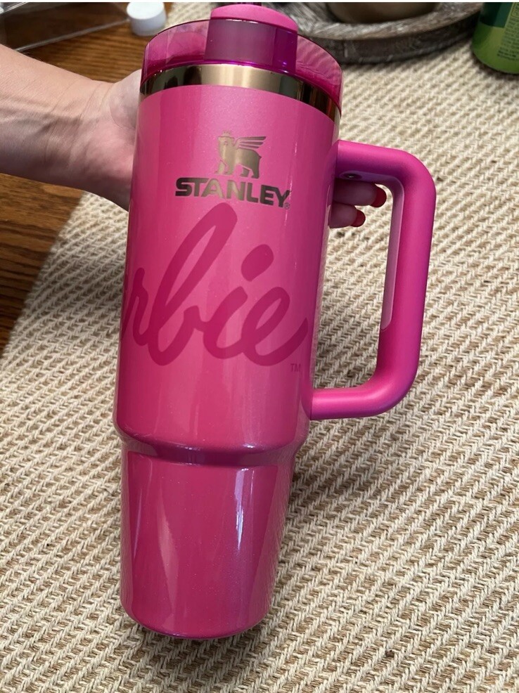 Barbie Stanley Cup 40 oz Quencher Tumbler Limited Edition Collection Pink Gift.