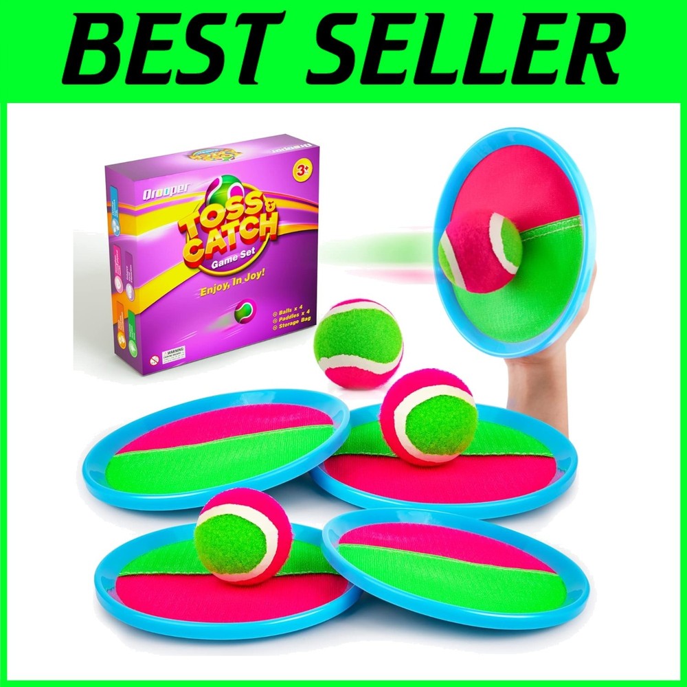 4 Player Waterproof Toss & Catch Game Set for Family Fun