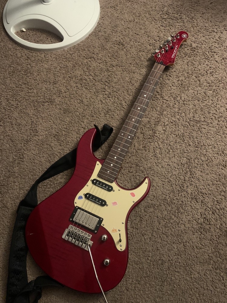 Yamaha Pacifica PAC612VIIFMX Electric Guitar in Fired Red