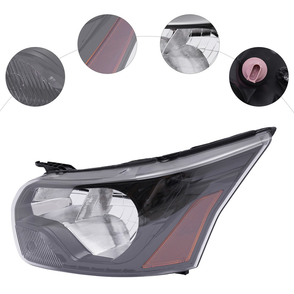 2015-2022 Ford Transit Driver Side Left Halogen Headlight Headlamp