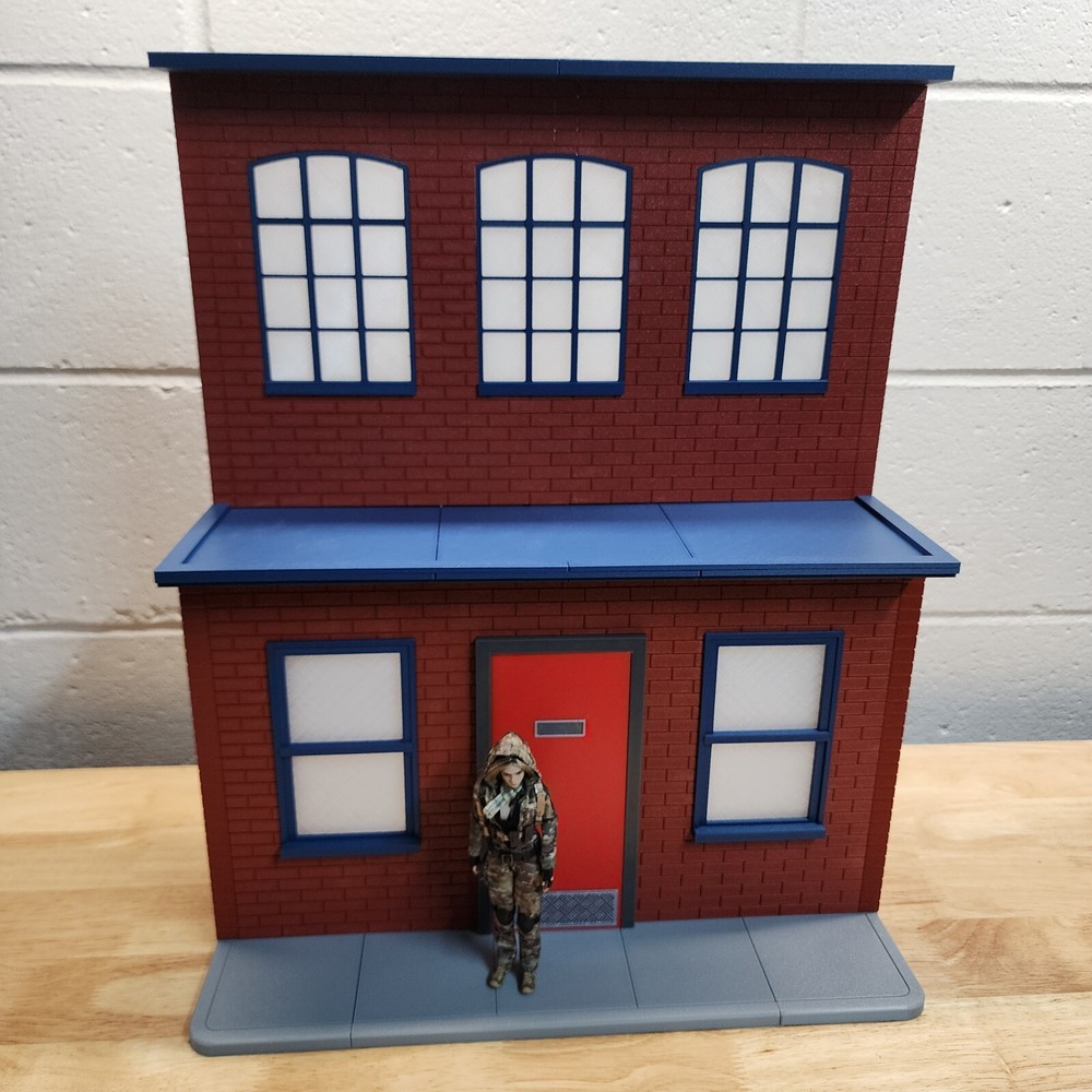 Scaled-3D 1/12 Street Scene Diorama Perfect For NECA, Mezco Toy, S.H figuarts...