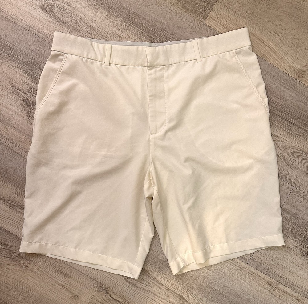 Nike Mens Dri-Fit Golf Shorts 36 White Outdoor