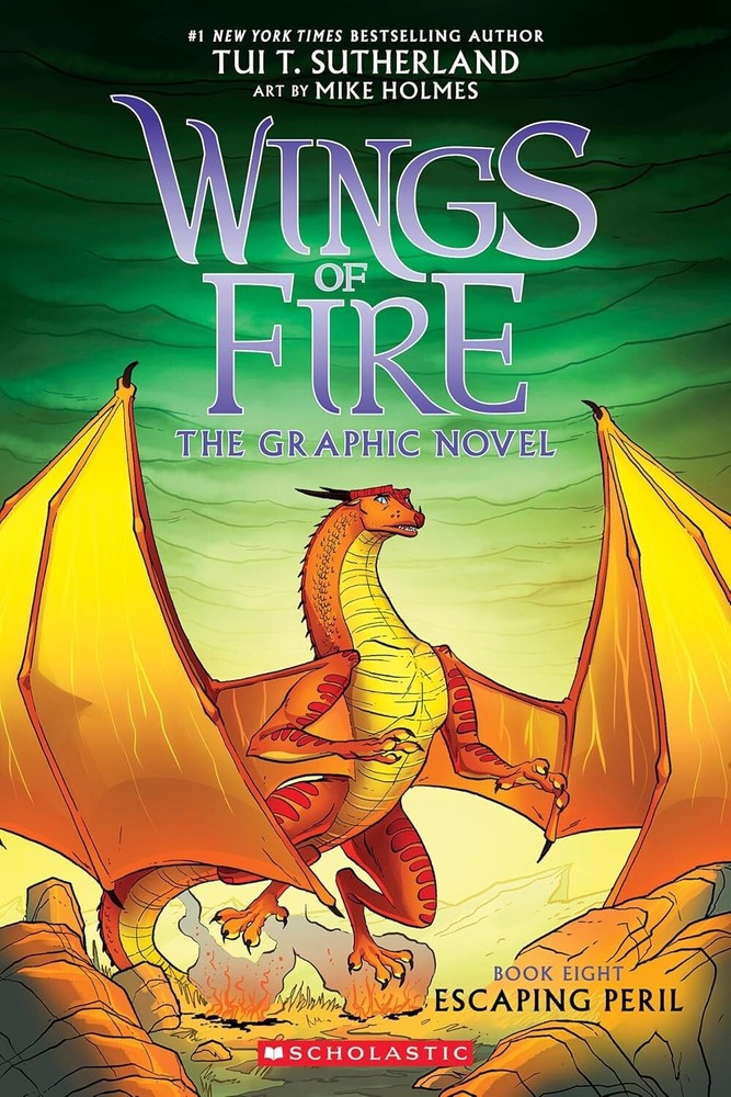 Escaping Peril: A Graphic Novel (Wings of Fire Graphic Novel #8)..Paperback