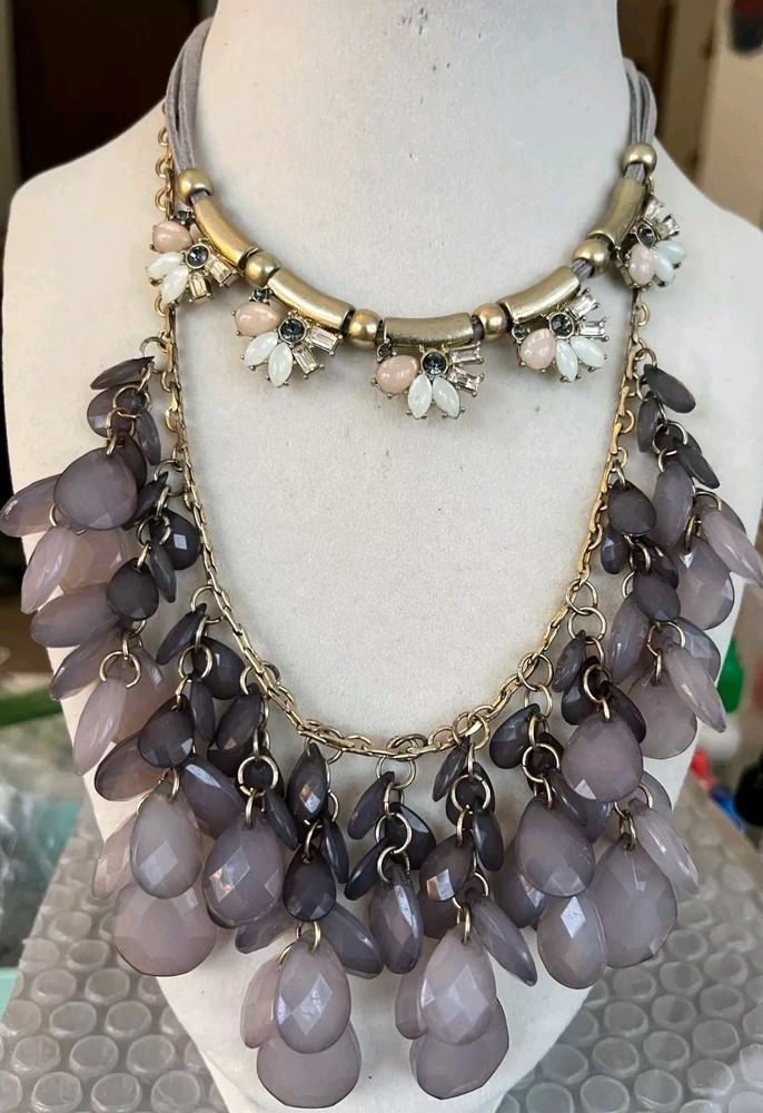 Lot Of 2 Necklaces 1 Signed Loft 16