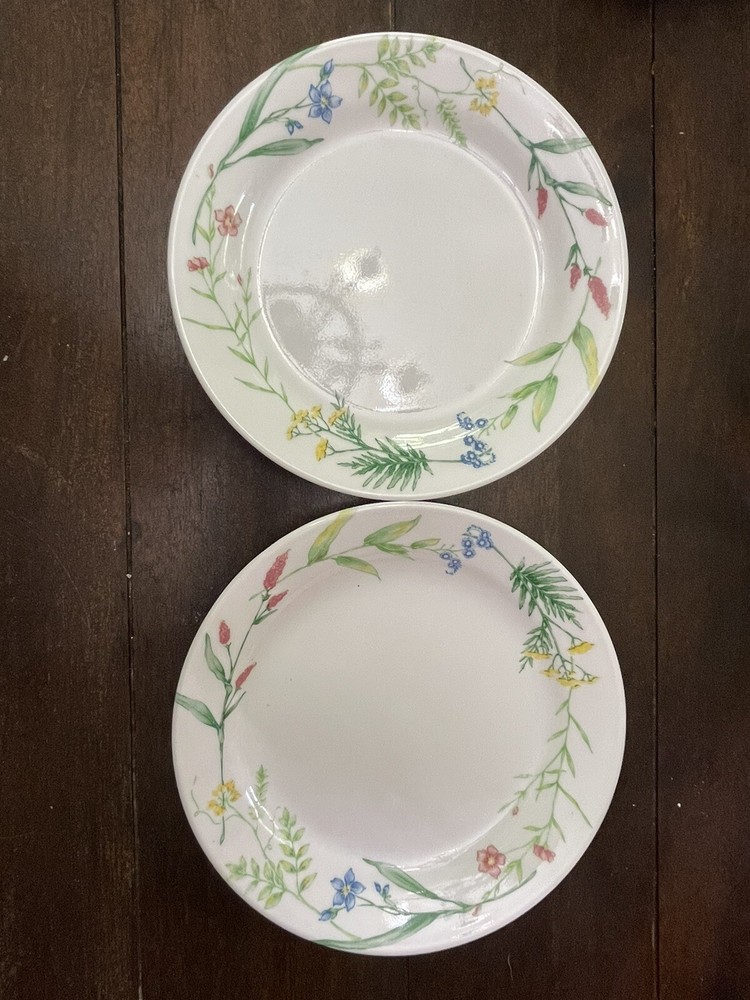 Corelle My Garden Bread Desert Plates 7.25
