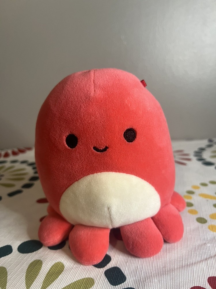 Squishmallow Veronica Red OCTOPUS soft plush KellyToy