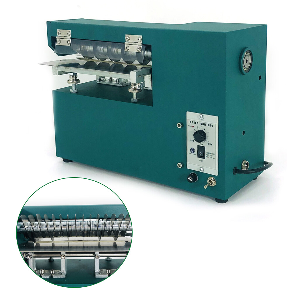 US-Electric Leather Strap Cutter Machine Leather Strip Cutting Equipment 1600Rpm