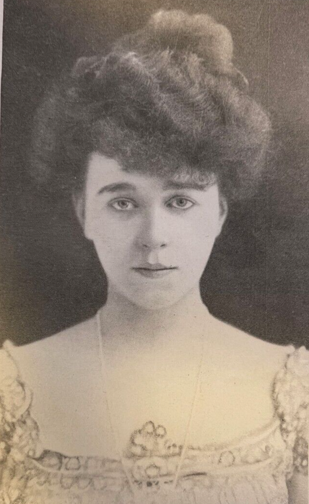 1903 Vintage Magazine Illustration Actress Clara Bloodgood