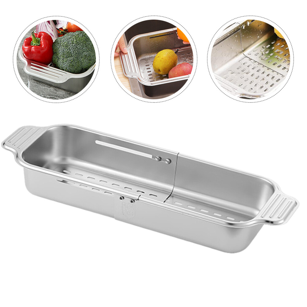 Stainless Steel Dual Layer Sink Strainer for Kitchen and Baby Utensils