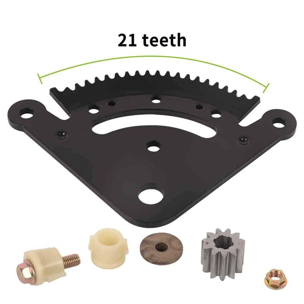 Upgrade your John Deere D100 or D110 with a high-quality 21-Tooth Steering Sector Pinion Gear, complete with durable bushings for enhanced performance and longevity. Perfect for precise steering and reliable operation.
