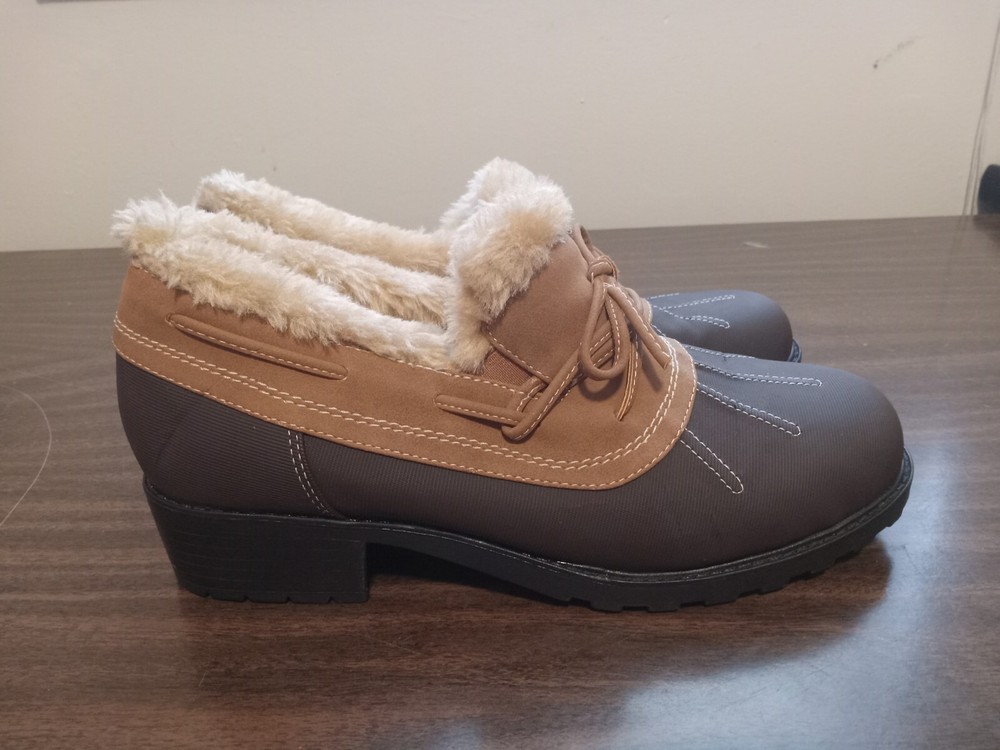 Trotters Belle Two Tone Women's Ankle Boots Dark Brown Size US 7.5 M