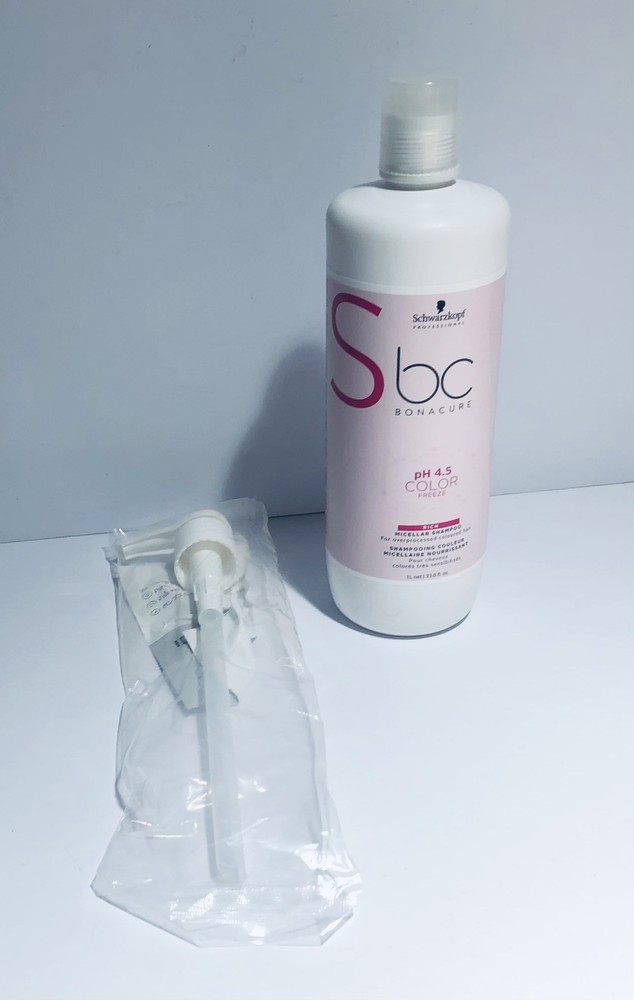 Schwarzkopf BC Bonacure pH 4.5 Color Freeze Rich Micellar Shampoo 33.8 oz