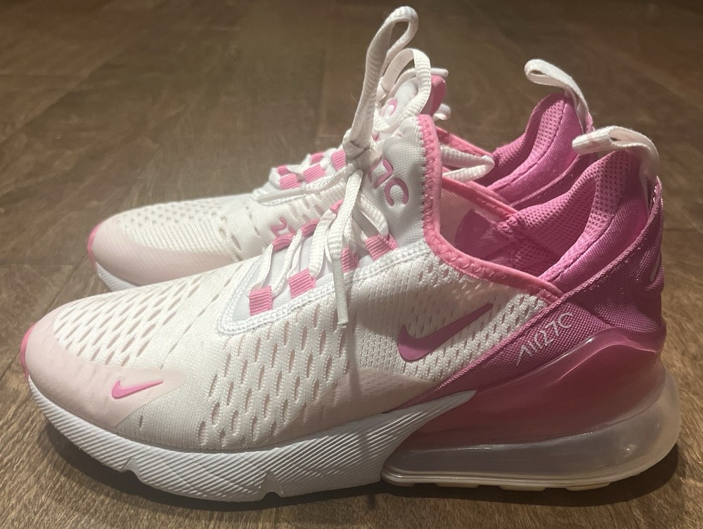 Youth Nike Air Max 270 White Pink Foam (GS) - FZ4116-100 Size 4Y