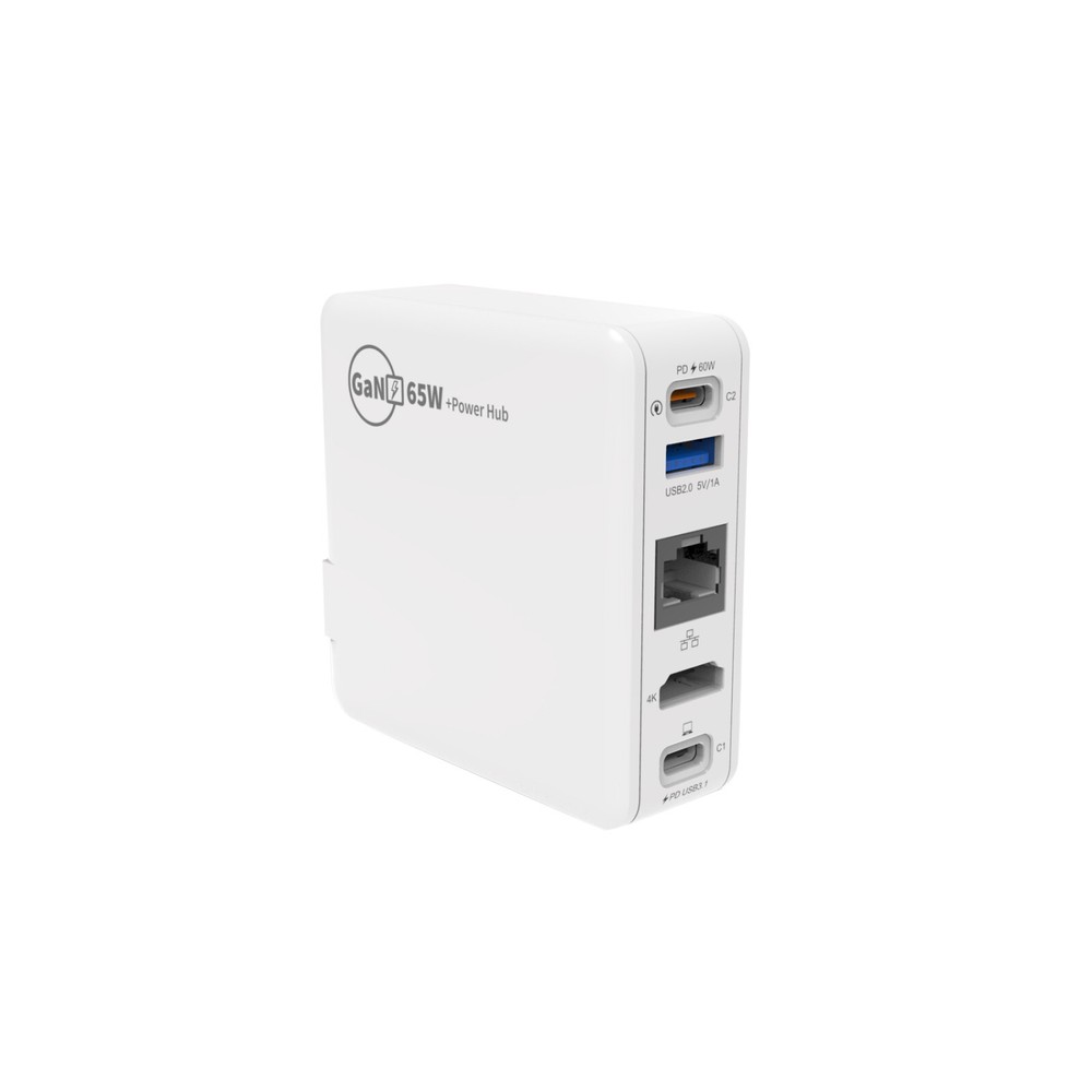 65W USB-C Docking Station with RJ45 Ethernet Hub for Nintendo Switch Charging