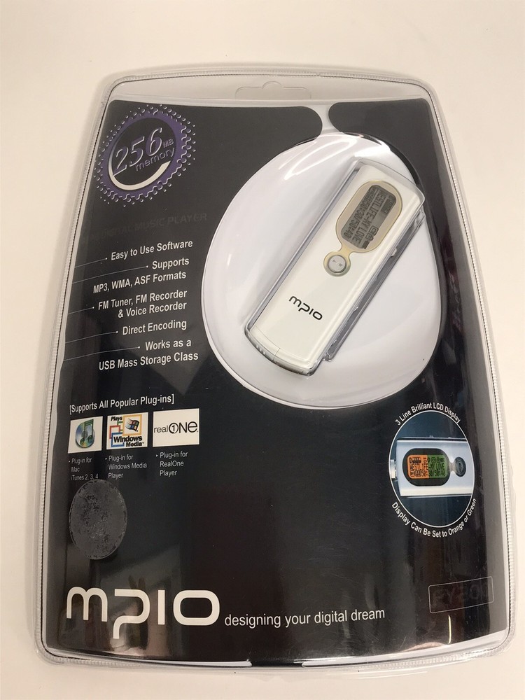 MPIO FY200 MP3 Portable Digital Music Player 256 MB NEW SEALED