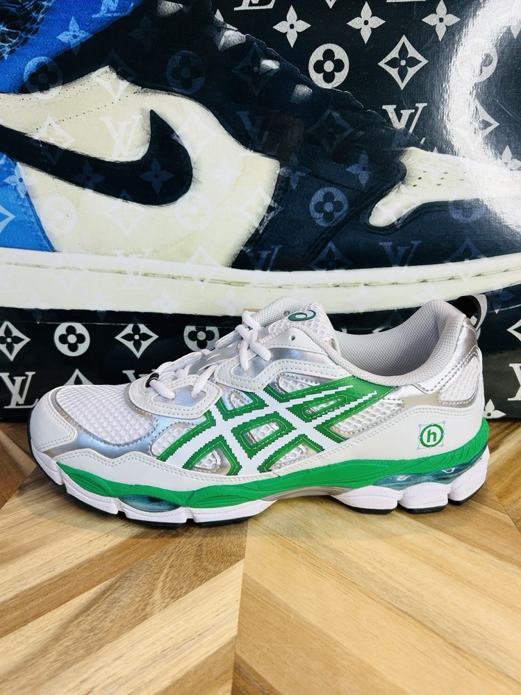 Hidden NY ASICS GEL-NYC White/Jolly Green 1201B001-100 - Size 12